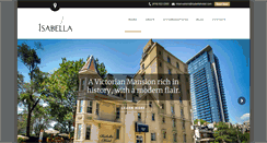 Desktop Screenshot of isabellahotel.com